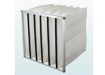 China Efficiency Synthetic Fiber Bag Filter Bag Air Filter With Aluminium Alloy Frame for sale