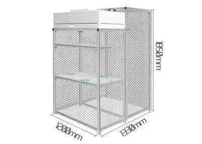 China Aluminiumframe Laminar Flow Booth Laminar Flow Cleanroom H13-H14 HEPA filter Te koop