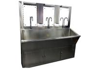 China Automatic Induction Effluent Clean Room Equipments , Stainless Steel Surgical Scrub Sinks for sale