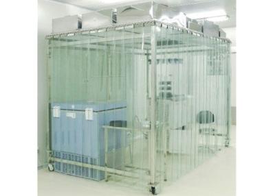 China Movable Vertical Air Flow SoftWall Clean Room 304 Stainless Steel Cleanroom for sale