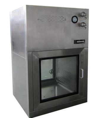 China SUS304 Dynamic Cleanroom Pass Box With Hepa Filtered Pass Through for sale