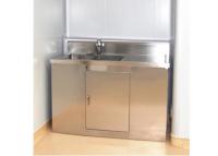 China Durable Hospital Wash Tank , Single Bowl Free Standing Washbasin Cabinet for sale