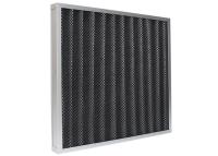 China Clean Room Pleated Panel Air Filters Activated Carbon For Odor Removal for sale