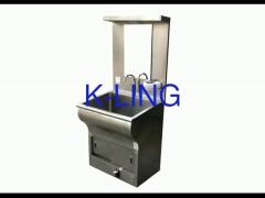 Stainless Steel Customized Size Hand Wash Sink With Soap Dispenser Included