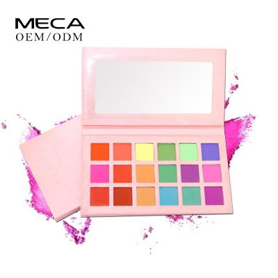 China Waterproof Popular Makeup Product Shiny Private Sensitive Sensitive Eye Girl Logo Eyeshadow Palette 18 Colors Long Lasting for sale