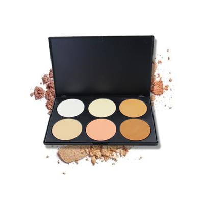 China Sunscreen 6 Color Contour Concealer Palette No Logo Concealer Palette for sale