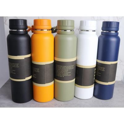 China 304 Stainless Steel PORTABLE Insulated Cup Space Mug Handle Insulated Outdoor Sports Frosting Large Capacity for sale