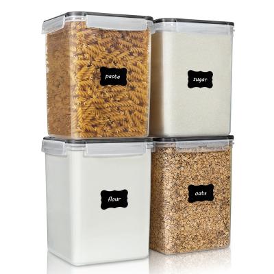 China Freshness Preservation Grain And Grain Storage Tank Various 5.2L Kitchen Food Storage Box Rice Bucket PP Transparent Sealed Tank for sale