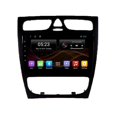 China Car Auto Parts Quad cAndroid Car DVD Player GPS Navigation 10.0 For Mercedes-Benz W209 W203 W168 W463 CLK CL-C 1998-2004 1+32GB for sale