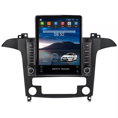 China Car auto parts Tesla Android 11 8+128G DSP LE RDS AM carplay+auto car stereo for Ford S-MAX car radio IPS screen DVD player 2006-2015 for sale