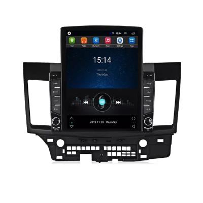 China Auto Parts Tesla IPS 2.5D Android 9 Car 1G+16G Car DVD Player For Mitsubishi Lancer-Ex Car Radio Stereo GPS WiFi SWC BT 08-15 for sale