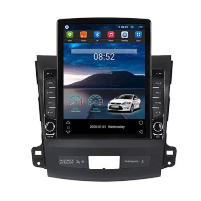 China Car Auto Parts Tesla Android IPS 2.5D Screen Car Radio DVD Player For Mitsubishi Outlander Peugeot 2005-2011 4007/Citroen C-Crosser for sale