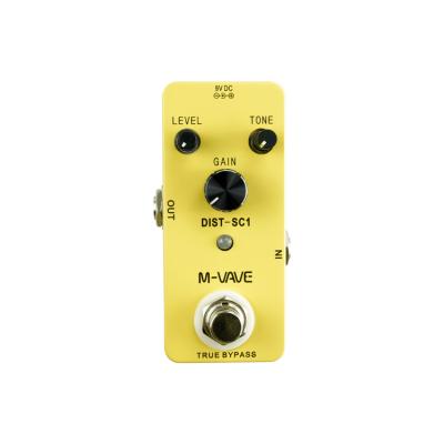 China OEM Service Mini Pedal Portable Guitar Effect Pedal Overdrive Booster Warp Chorus Compressor Guitar Pedals for sale