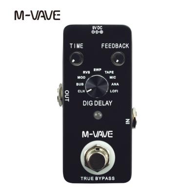 China GUITAR Guitar Effects Pedal Digital Delay Electric Guitar Pedal With 9 Types Special Instrument Performance for sale