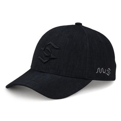 China China Supplier Wholesale 3D Embroidery Black Baseball Caps for sale