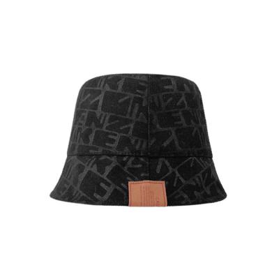 China Customized Woven Label Logo Cotton Printed Bucket Hat Fisherman's Hat Bucket Hat for sale