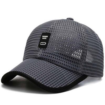 중국 Outdoor Sunscreen Sports Breathable Net Hats Casual Lengthen Men Peaked Mesh Hats Summer Quick Dry Sports Baseball Hats 판매용