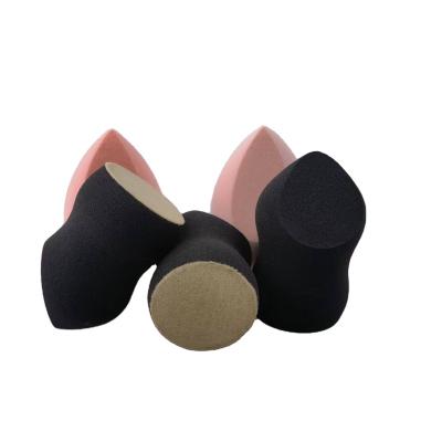 China Skin-Friendly Hybrid Sponge Customization Microfiber Pad +SBR/NBR Base Antimicrobial Makeup Sponge 2-in-1 Blender for sale