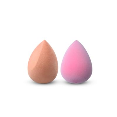 China Logo Foundation Makeup Facial Sponge Latex Private Non-Toxic Flocking Free Sponges Beauty Latex Makeup External Blender Sponge Blender for sale