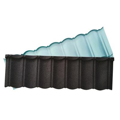 China Hot sales black bond stone coated roof tiles with competitive price in China for sale