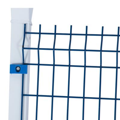 China Easily Assembled 6ft Height Airport Security Fencing Pvc Coated Square Post for sale