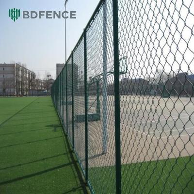 China 6ft 8ft Chain Link Fence With PVC Coated And Galvanized Finish for sale