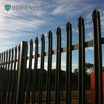 China 2025 Custom Residential Steel Fencing Black Metal Picket Decorative Wrought Iron Fence Ornamental Steel Fence for sale