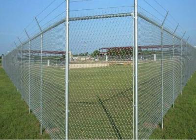 China Hot Dipped Galvanized Cyclone Wire Mesh 8 ft Chain Link Fence Roll PVC Chain Link Fence For Philippines for sale