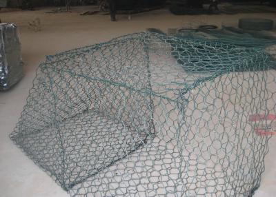 China El Pvc cubrió la caja hexagonal de Gabion de la tela metálica de la caja de Gabion en venta