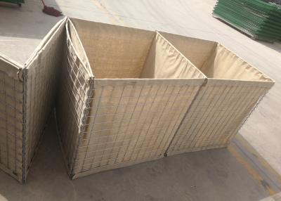 China Rectangle Rock Basket Hesco Barrier Blast Wall for sale