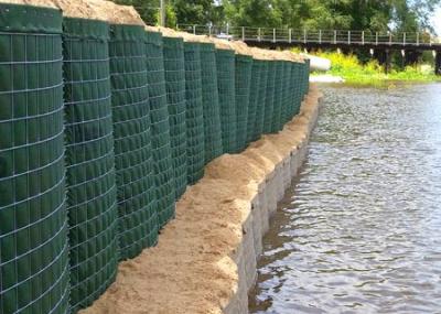 China Galvanized 76*76mm Military Flood Control Barrier for sale