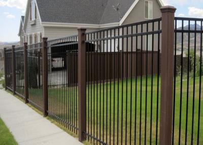 China Height 2500mm Tubular Decorative Aluminium Fencing for sale