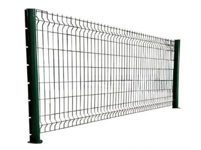 China Pvc Coated 3 Or 4 Curved Welded Wire Mesh Panels 1030mm Height for sale