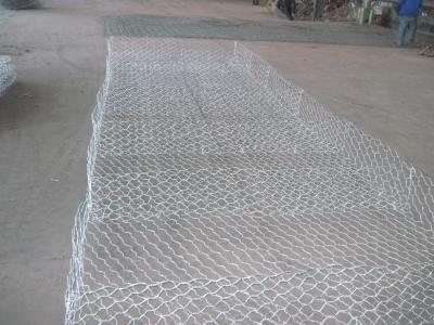 China Woven Mesh 1m Tall Hexagonal Gabion Basket  For River Bank Protection for sale