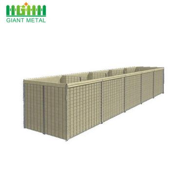 China Military Welded Mesh Gabion 5.0mm Hesco Barrier Blast Wall for sale