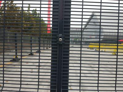 China Airport / Prison 2.0m Height Anti Climb Security Fencing 76.2x12.7mm Hole Size for sale