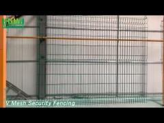 Wire V Mesh Security Fencing Galvanized PVC Painting / PE Coated