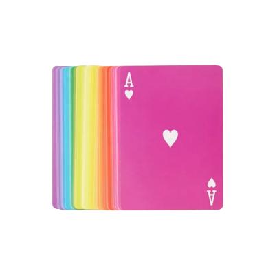 China Eco-Friend Maker Custom Printing PVC Waterproof Plastic Playing Card Tucked In Box For Entertainment for sale