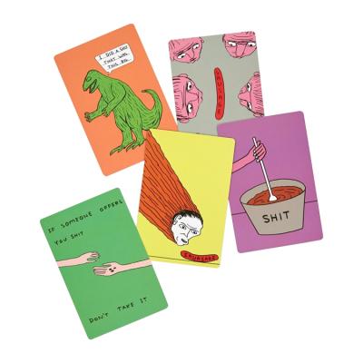 China Popular Educational Studying Cards Custom Sides Printing Kids Education Learning Card Cartoon Playing Card Game In Box for sale