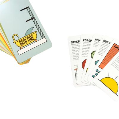 China Educational Hot Sale CMYK Memory Cards Front And Back Both Sides Printing Memory Game Card Study Card Game for sale