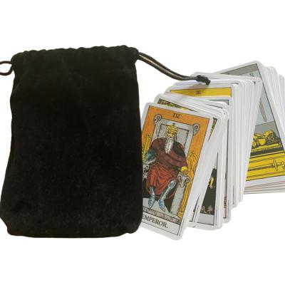 China Entertainment divination tarot customized colorful classic magic tarot 57x87/63x88 card with cotton bag for sale