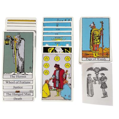 China Factory Price Paper Classic Mixed 78 Tarot Cards Instructions/Guide/Manual for sale