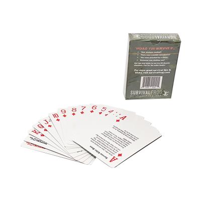 China Poker Paper Quality Printing Custom Design Artwork / Black Core Paper Poker Education / Flash Cards Card Game for sale