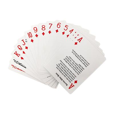 China Poker Paper Factory Supply Core Glossy Printing Game Black Promotional Educational Flash Card for sale