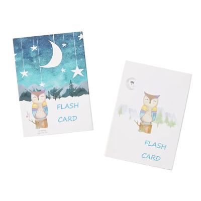 China Hot Sale Personalized CMYK full color paper maker both sides printing cartoon flash card for kids for sale