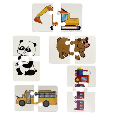 China High Quality Printing Paper Spelling / Saying Early Educational Toys Puzzle Flash Card for sale