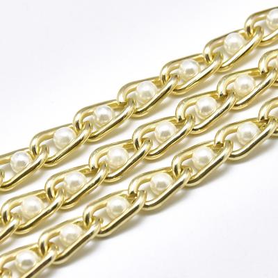 China High Quality Metal 5 Meters A Roll Metal Chain For Bag Chain For WomenJewelry DIY Accessories Aluminum Chain for sale