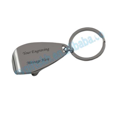 China Zinc Alloy Type Stocked Bottle Opener Metal Key Chain for sale