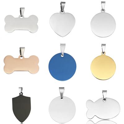 China Custom Blank Europe Metal Stainless Steel Dog Tag / Dogtag Engraved for sale