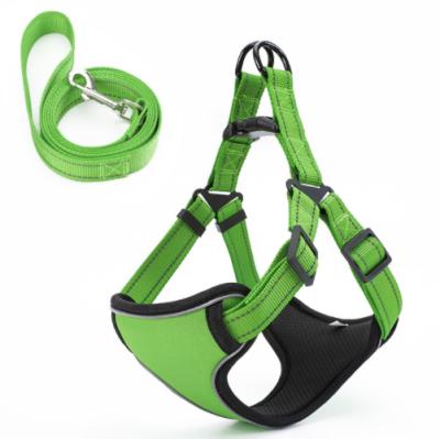 China Wholesales Fashionable Reflective High Quality Multi Color Easy Walk Dog Step-in Harness Vest Pet Collar Walking Jogging Training for sale